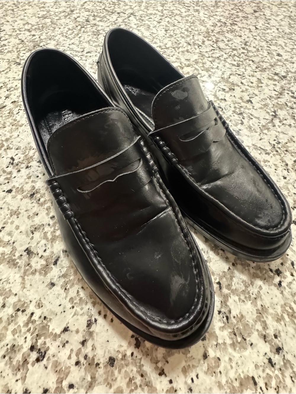 ZARA Black Penny Loafers – Men’s EU 44